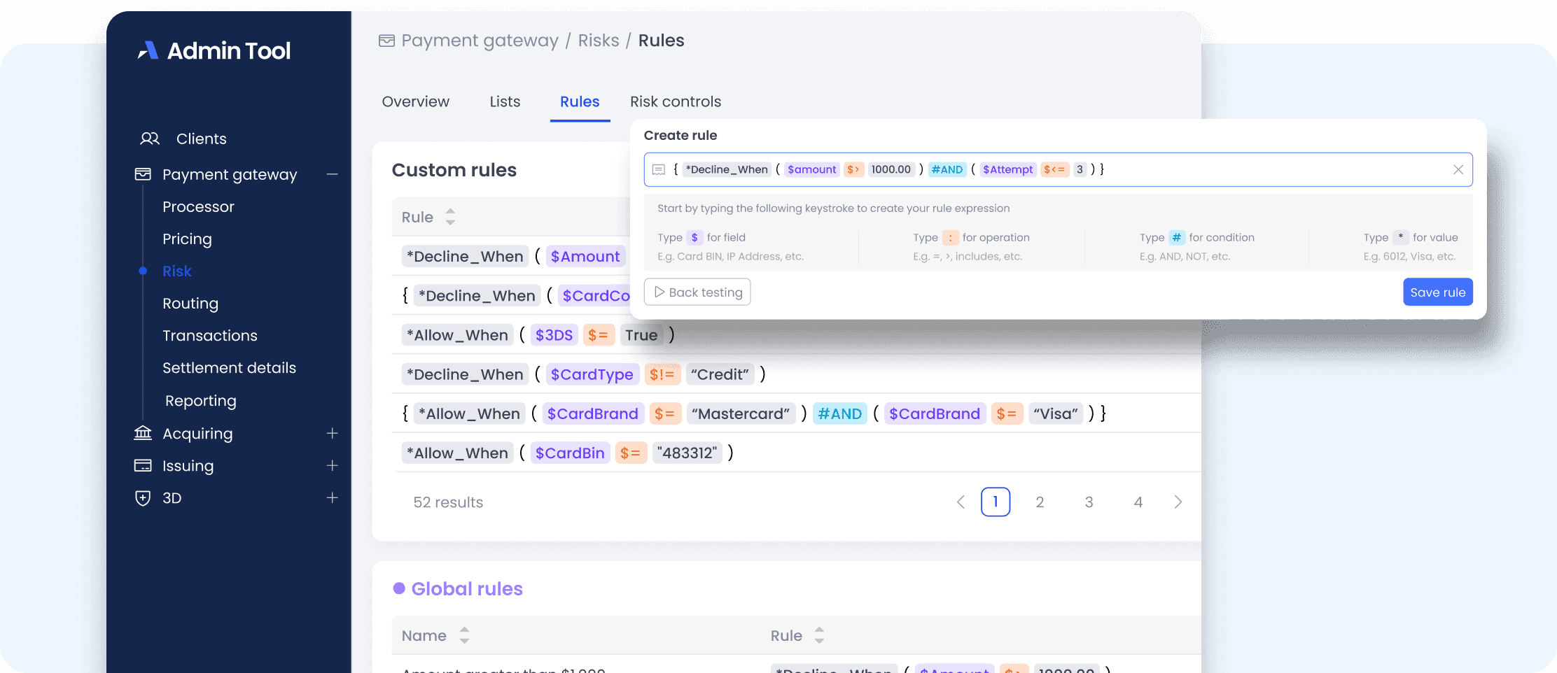 Acquiring platform